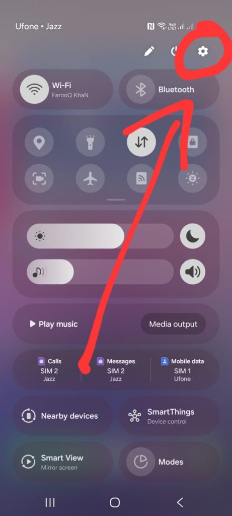 Open Settings on your android phone.