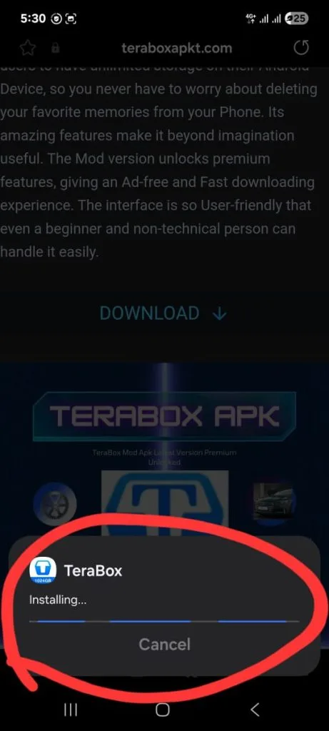 installation will start, It may take some minutes, nothing to worry about.