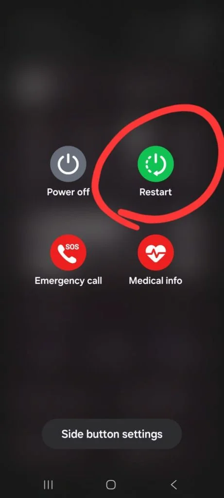 restart your phone